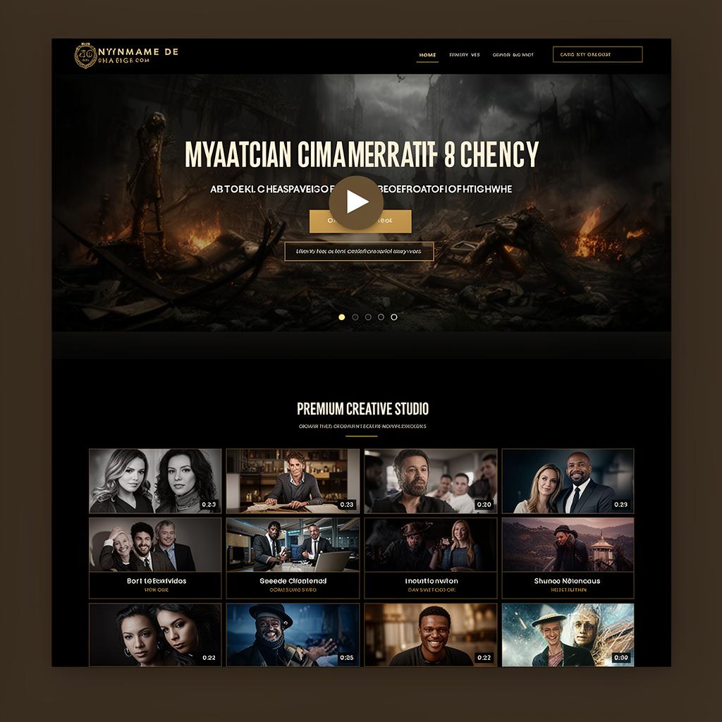 Cinematic Brand Site — Cinematic Brand