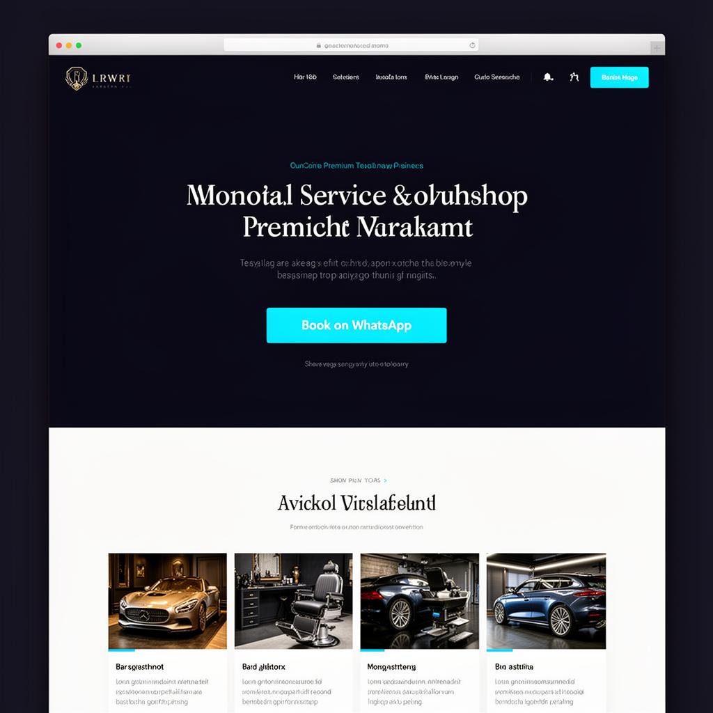 Premium Service Site — Service Business